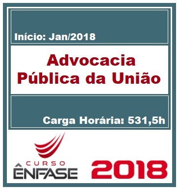 Curso Federal AGU Preparação Completa – Enfase 2018