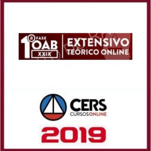 OAB XXIX 1º FASE (TEORIA) CERS 2019.1