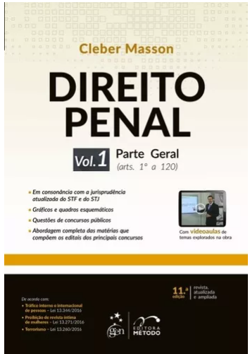 Direito Penal Parte Geral Vol.1 11ª Ed. 2017 – Cleber Masson