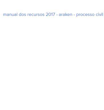 Manual Dos Recursos 2017 – Araken – Processo Civil