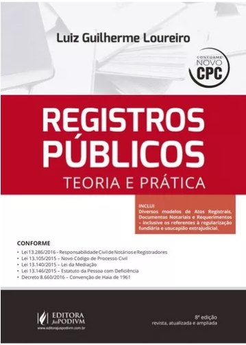 Registros Públicos Teoria E Prática – 2017 Luiz G. Loureiro