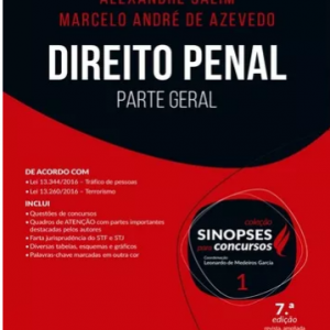 Sinopses Para Concursos V.1 Direito Penal P. Geral 7ªed 2017