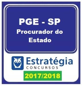 PGE SP (PROCURADOR DO ESTADO) 2017/2018