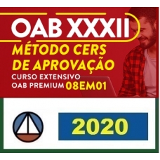 CURSO EXTENSIVO OAB PREMIUM 8 EM 1 – MÉTODO CERS DE APROVAÇÃO PARA O XXXII EXAME DE ORDEM CERS 2020.1