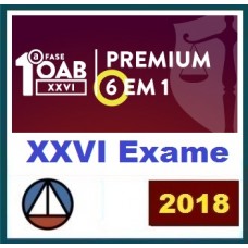 OAB PREMIUM 6 EM 1 – EXTENSIVO TEÓRICO + RESOLUÇÃO DE QUESTÕES OBJETIVAS E INTERDISCIPLINARES + REVISAÇO ONLINE + FECHANDO ÉTICA + INTENSIVO OAB + SUPERINTENSIVO – CERS 2018.1