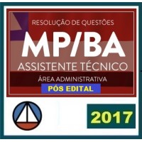 CURSO PARA O CONCURSO DO MINISTÉRIO PÚBLICO DO ESTADO DA BAHIA (MP/ BA) – ASSISTENTE TÉCNICO – ADMINISTRATIVO CERS 2017.2